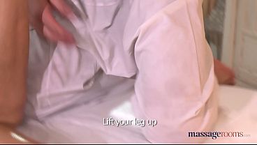 She's naked, your hands glide over her soft warm skin, you spread her beautiful ass and her pussy glistens, inviting you inside - MASSAGE ROOMS FULL SCENE