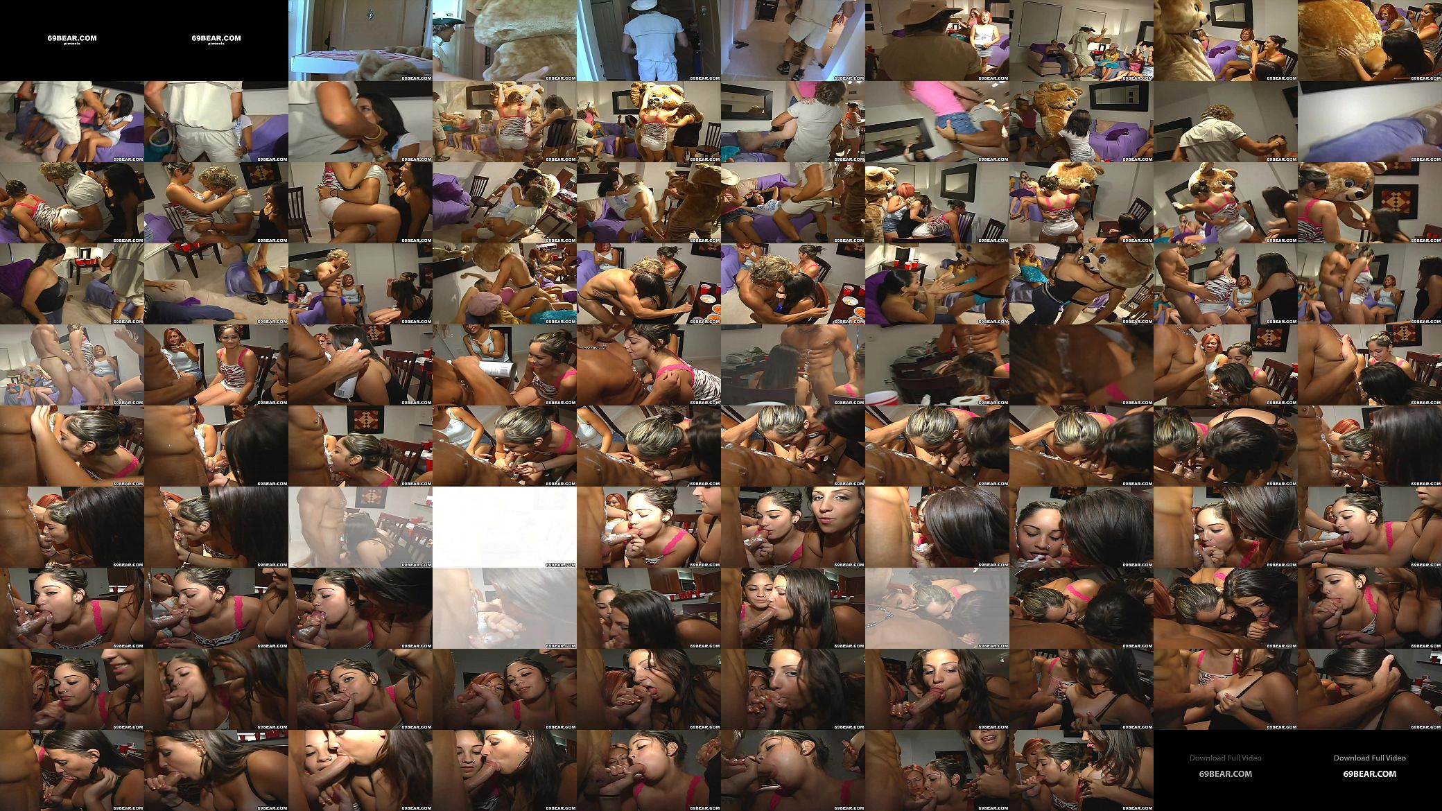 Beautiful Girls Give Blowjob To Male Stripper 预览图