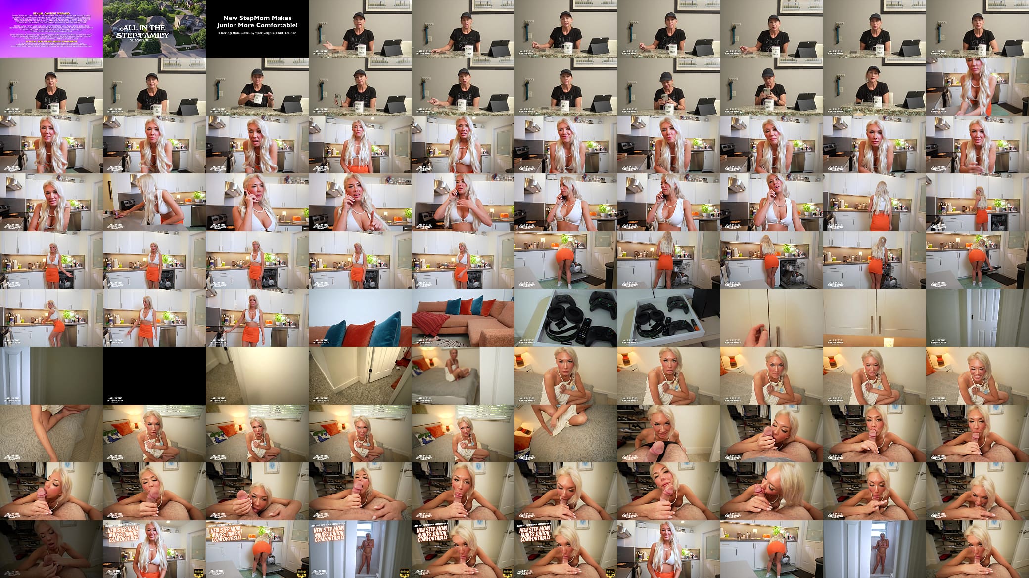 StepSon Saw StepMom Naked In The Shower And He Got A Boner! Madi Blaze 预览图