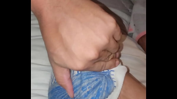 Homeless girl in socks