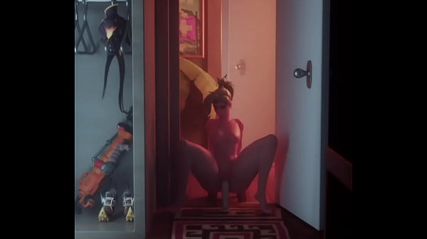 Overwatch. Mercy masturbation