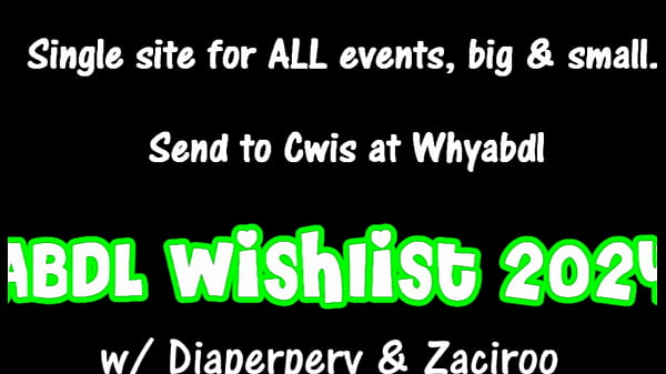 Diaperpervs 2024 ABDL Wishlist
