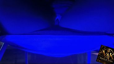 Flashing my wet pussy in the dark
