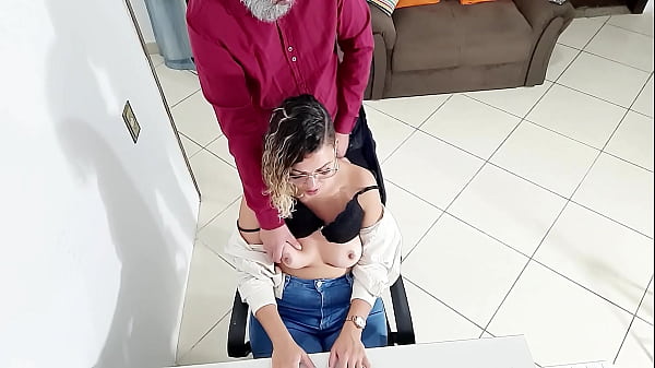 Secretary has her asshole used by her boss in the office.