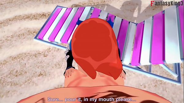 Yae Miko Bikini sex on the beach POV PROMO Genshin Impact | Full And Just POV on Sheer or PTRN: Fantasyking3