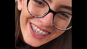HOT TEEN 18  Brunette Gives Hardcore Sloppy Blowjob Till My Dick Cant Take Anymore in POV
