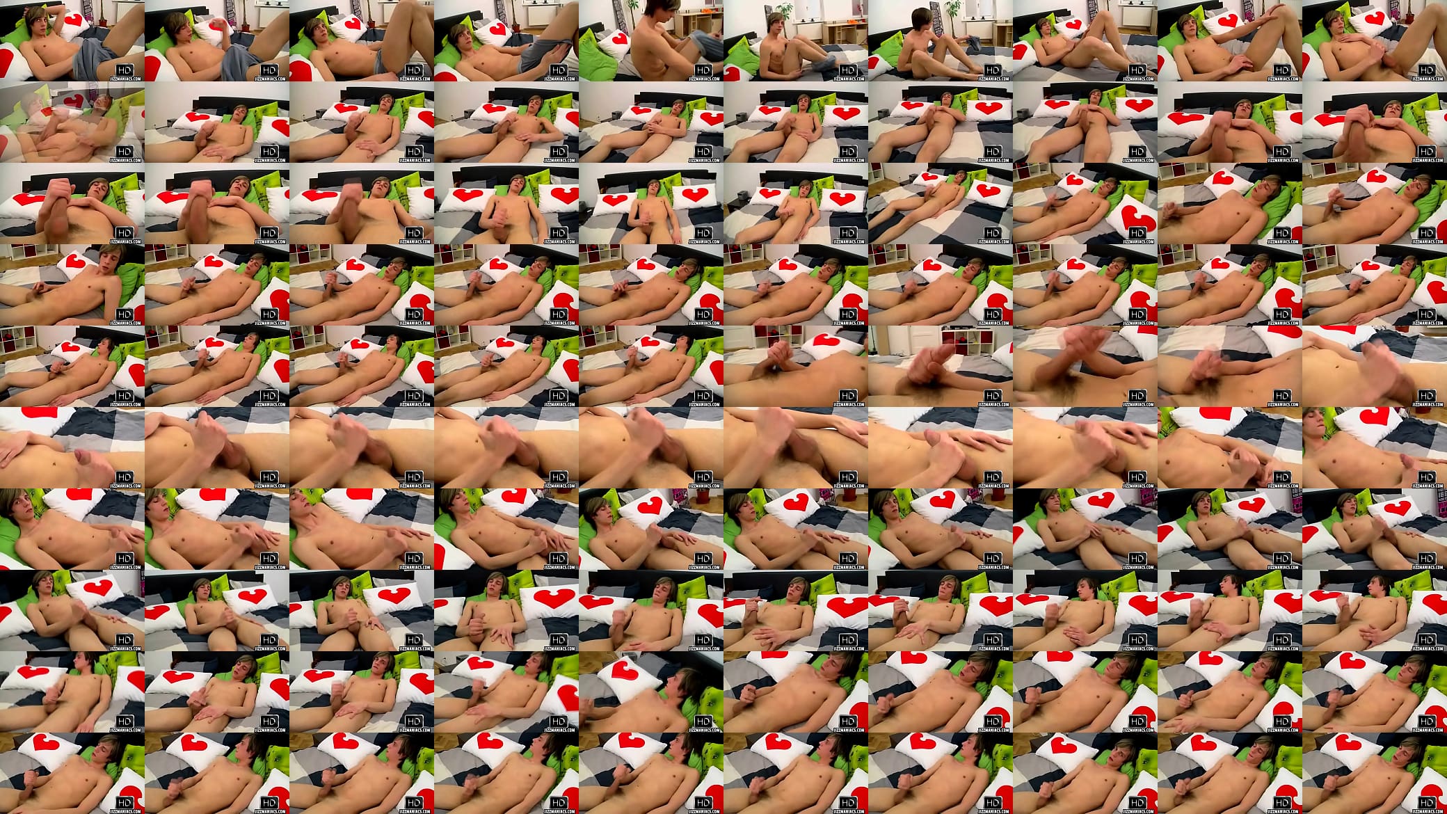 He is all olone so this twink jerks his cock off 预览图