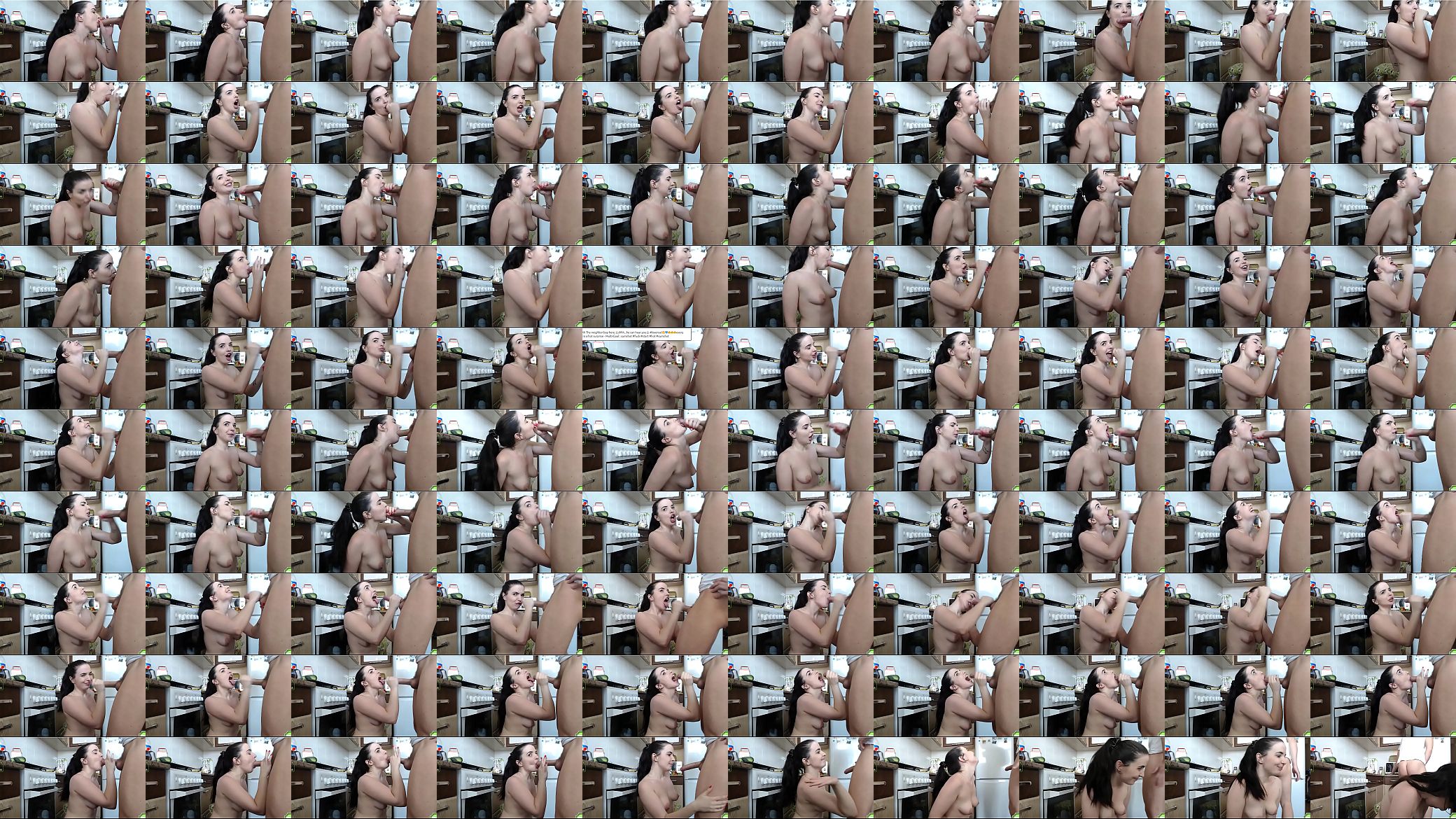 Cam girl gives blowjob 预览图