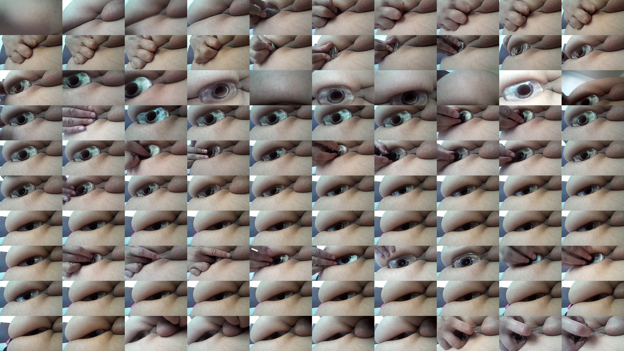 Playing with an anal tunnel plug and vibrator egg 预览图