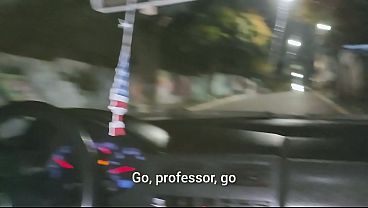 My favorite student offered me her pussy in exchange for discounts on her night driving lessons. I accepted, fucked her right there on the street, and came inside her. Vagninho and DutraSura