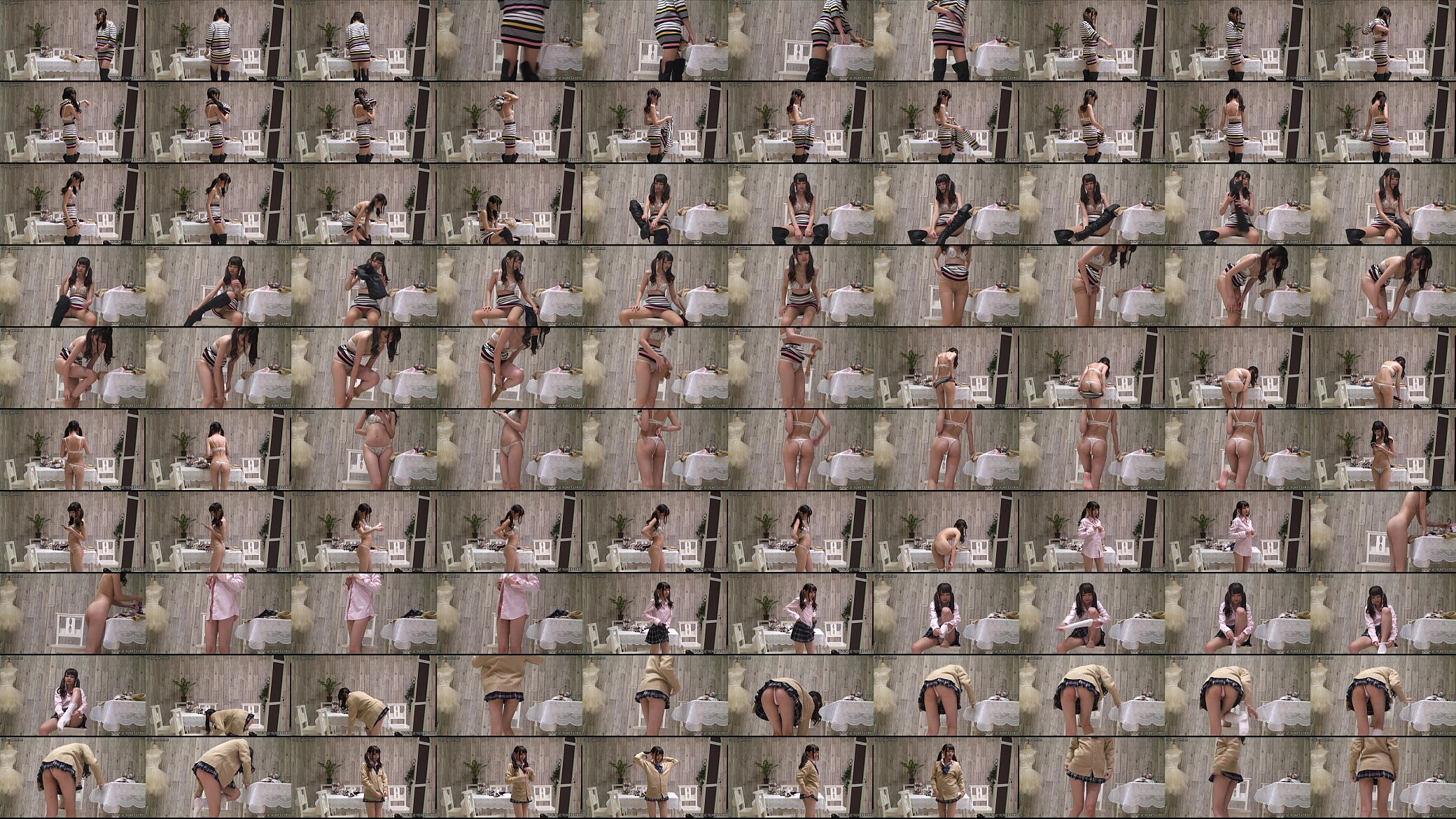 Japanese Petite Shuri Atomi Change Uniforms 预览图