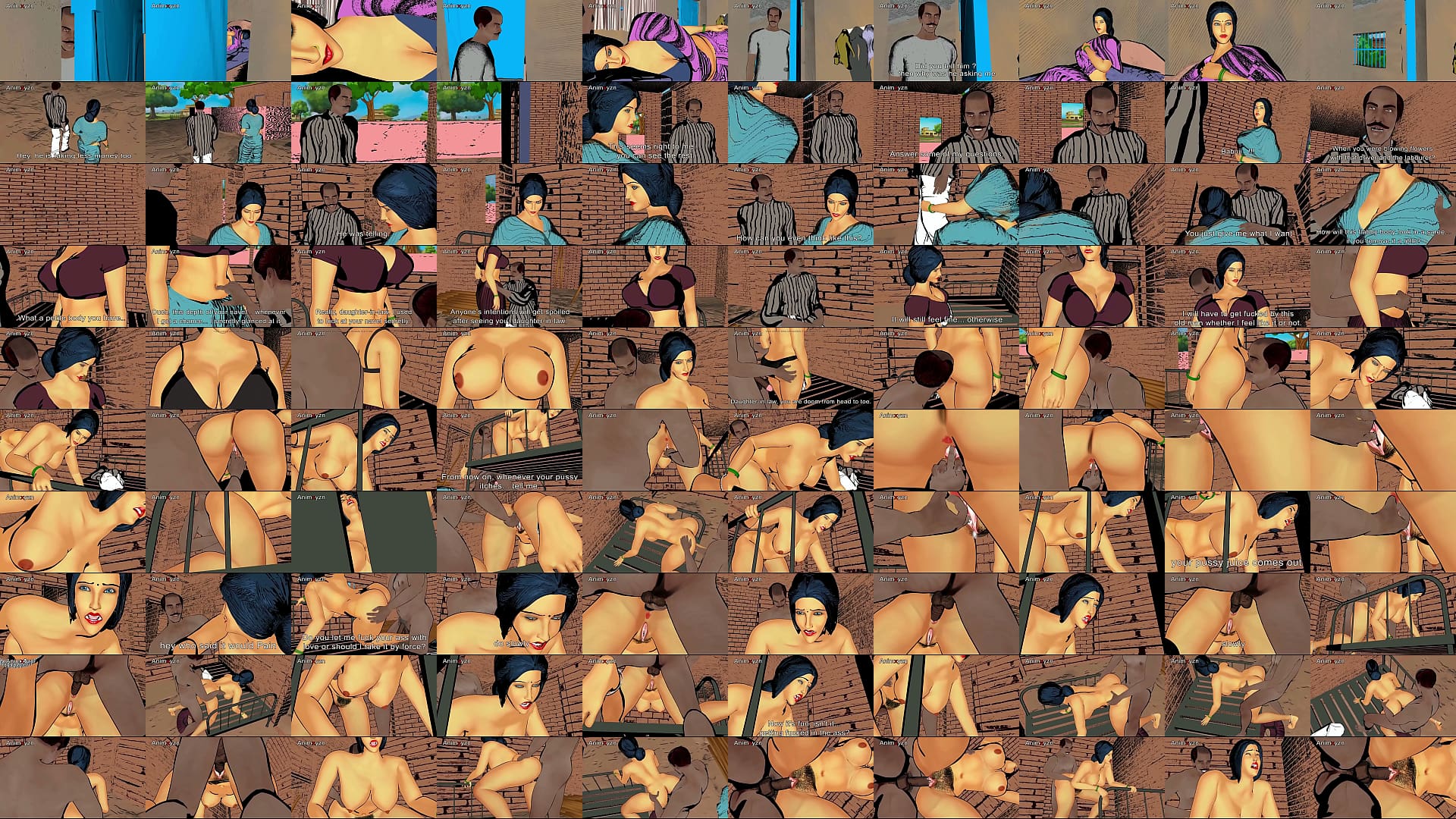 Indian hot milf fucked hard by old man - animation 预览图