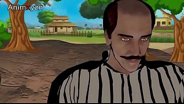 Indian hot milf fucked hard by old man - animation