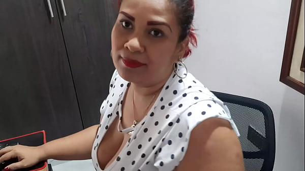 Secretaria Caliente Traga Verga En La Oficina