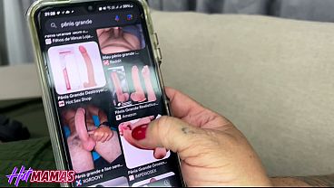 Rapaz de pau grande fodendo o c&uacute; e a buceta de MILF brasileira com 50 anos