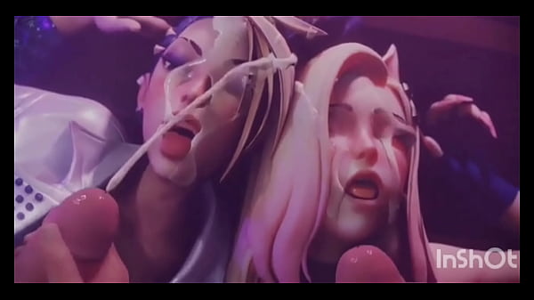 Uncensored Hentai 3D Blowjob and Facial Cumshot Compilation
