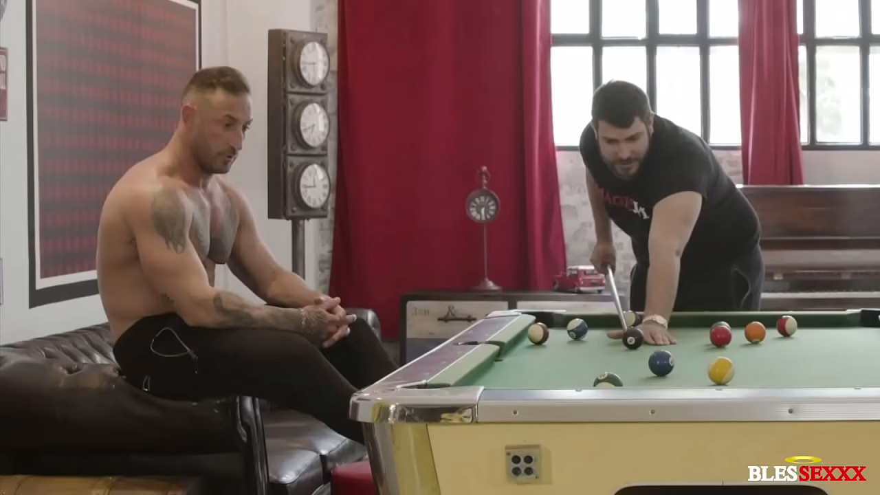 Straight males playing with balls