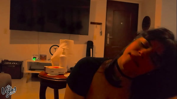 Post-Burlesque Passion Fuck: Dress Up Tease, Sloppy Blowjob, Rough Doggy, Pillow Missionary Orgasm & Condom Creampie | Selena Vega Real Amateur