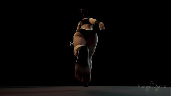 Mei sexy walk 3d animated clothed version