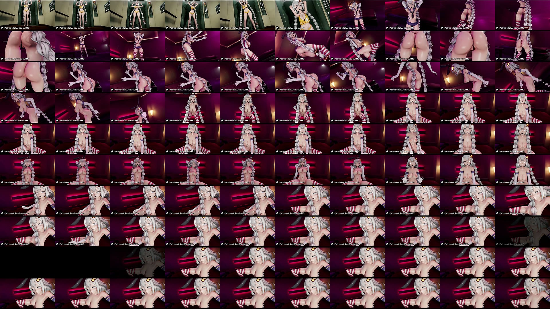 Hentai Girl Dance - Kizuna Akari (Shimakaze Cosplay) MMD R-18 R18 Vocaloid, Voiceroid 预览图