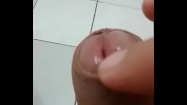 Cumshot in the bathroom