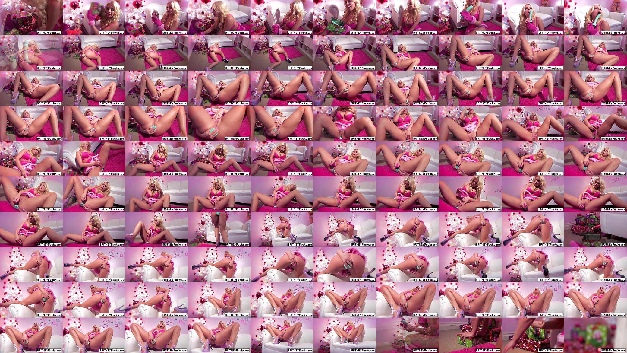 Britney Amber finds a Christmas gift under the tree perfectly sized for her ass 预览图