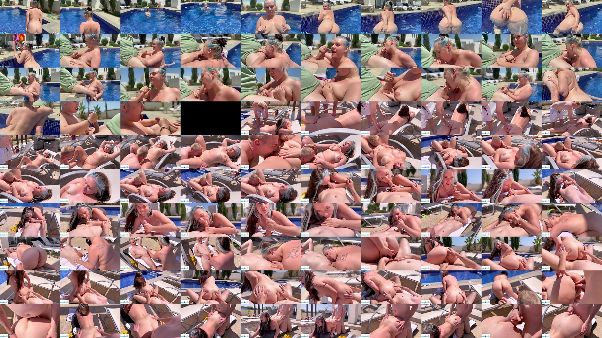 Deepthroat and intense fuck for young pool boy in the hotel! 预览图
