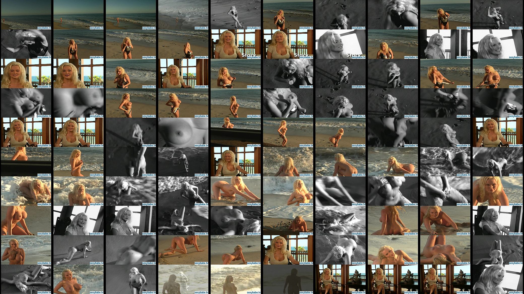 Stacy Valentine nude on the beach 预览图