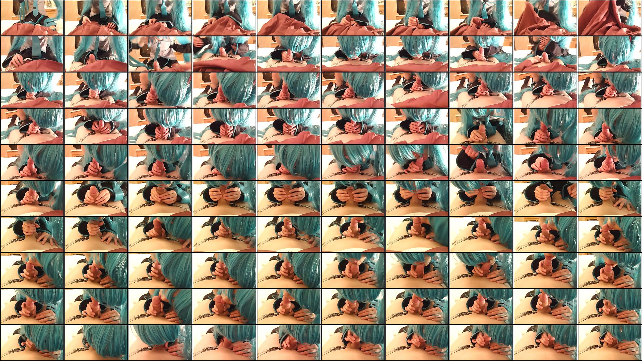 Hatsune Miku Crossplay Blowjob 4 预览图