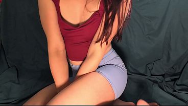 accidentally wetting shorts during orgasm !