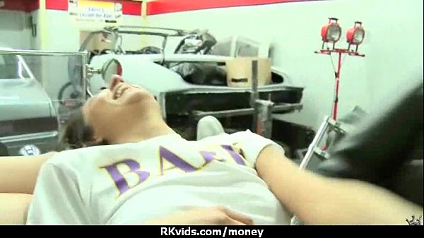 Sexy natural chick trades cash for some rough sex 11