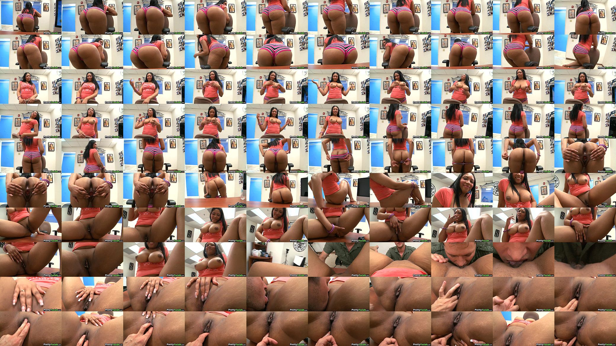 Hot black teen facial Carmen Michaels 1 2.2 预览图