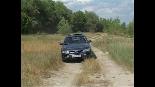 Cute brunette sucks a cock outdoor and gets ass fucked - (Exclusive Production in Full HD restyling Version)