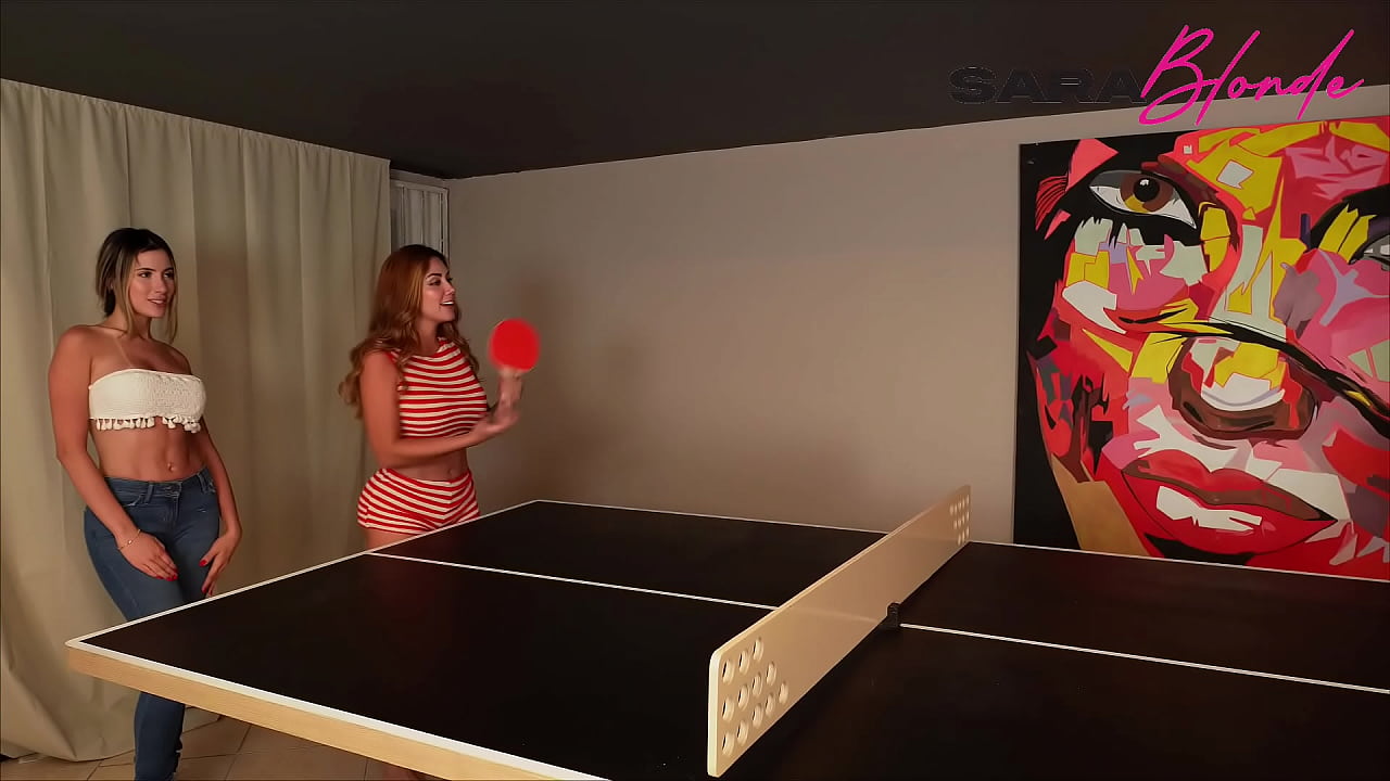 REAL THREESOME – Married women fuck a young athletic man and get cum on their faces – Sara Blonde and Ambar Prada