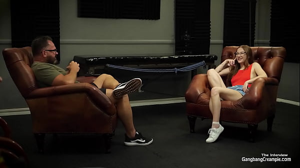 Gangbang Creampie - Petite Redhead Babe Having Tons Of Fun BTS and Getting Fucked In Interracial Gangbang
