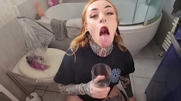 EXTREME !! PISS & GAGGING TRAINING Azura Alii mouth destroyed with piss [BONUS 2nd PART]