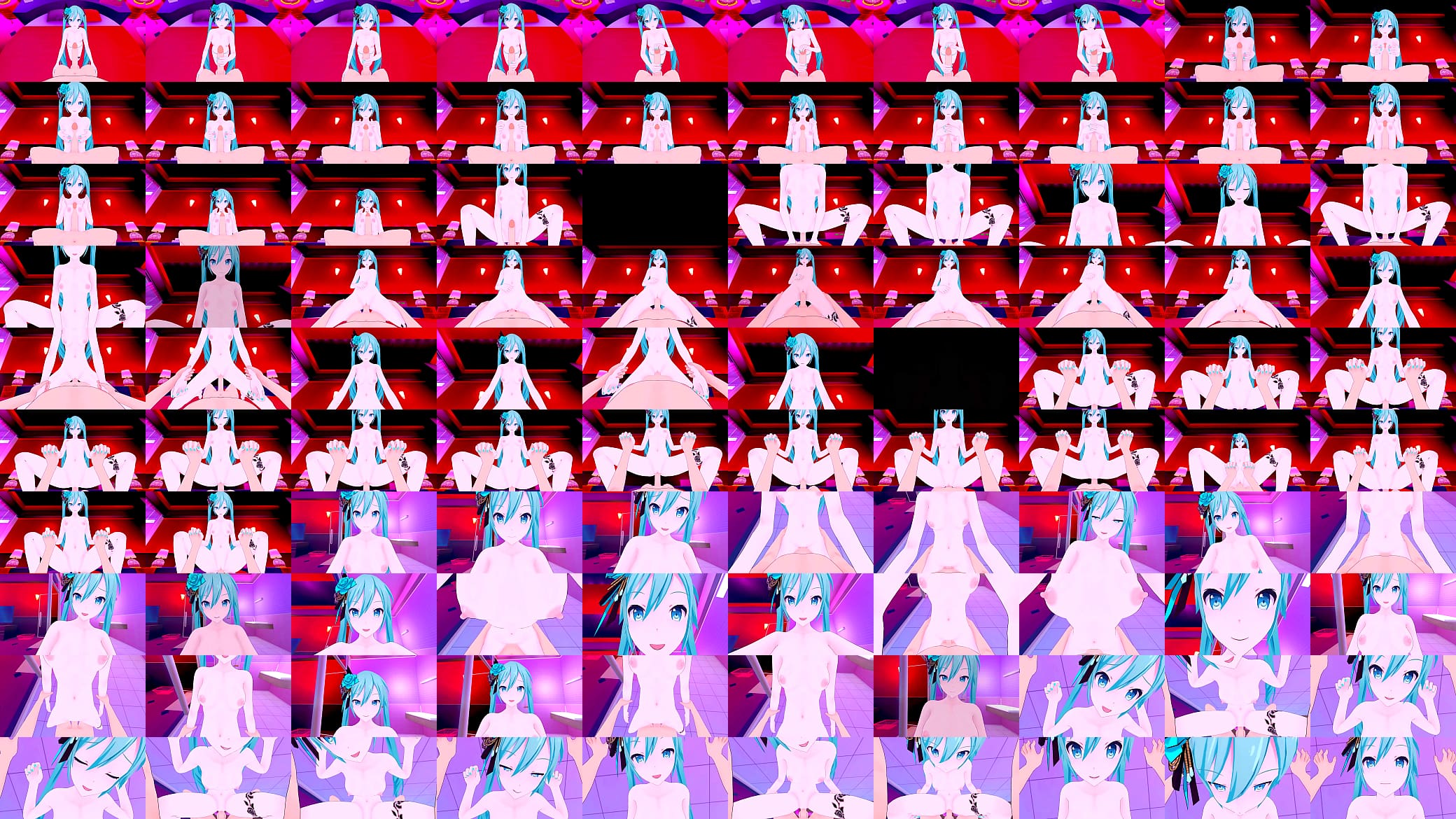Hatsune Miku Intense Impregnation at a Love Hotel - Vocaloid Hentai 预览图