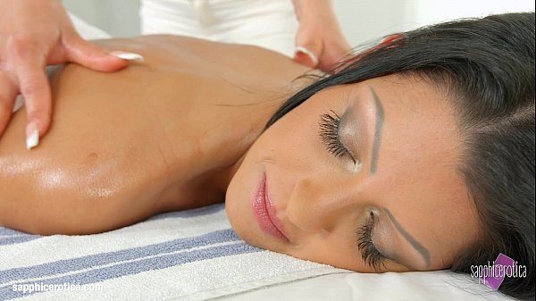 Mira Sunset and Vivien Bell in Sapphic massage lesbian scene by SapphiX - Photo #10