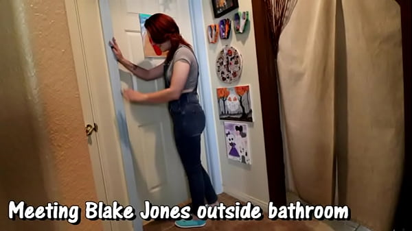 Amatuer Blake Jones wetting her jean overalls