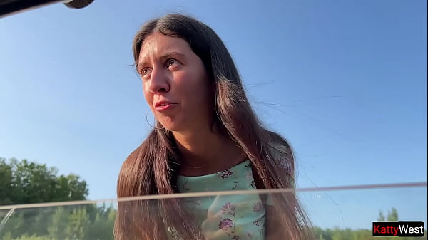 Download Video - Public Pickup - Cute girl asked for a ride in the car and on a dick