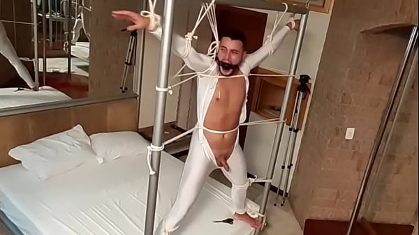 Matheus in bondage #BTS from BondageMan&reg;