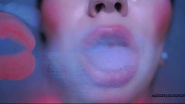 Bright Pink Lipgloss Halloween Kiss – Sticky Dream Marks