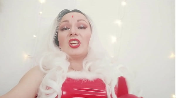 Strapon FemDom POV Video, Xmas Mistress Strap-on Dirty Talk