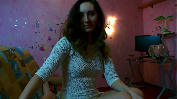 Sucking step-daddy's dick for the first time