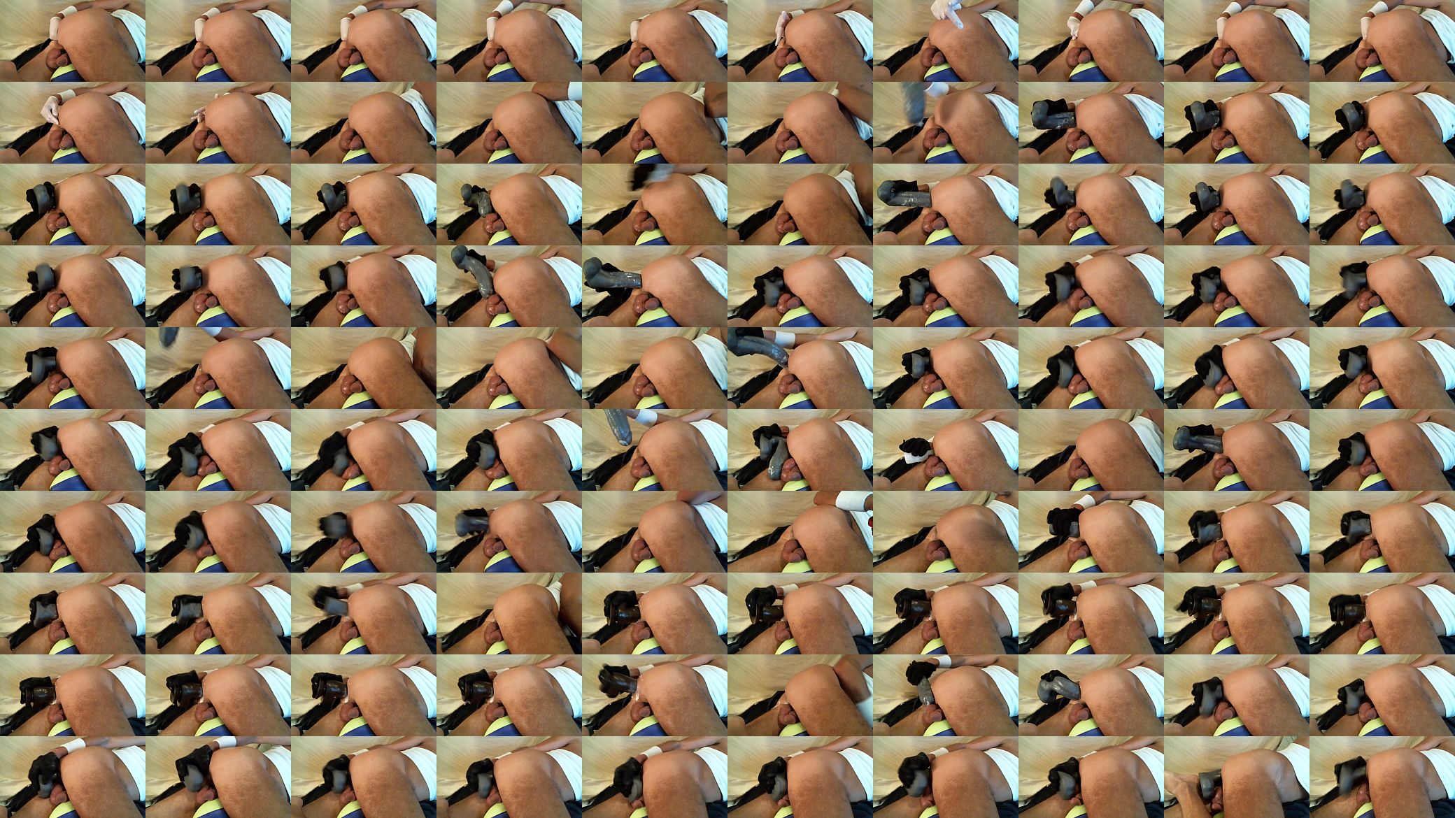 self-fist &amp; rough tag team dildo fuck my slut hole 预览图