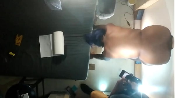 Thot in Texas - African American Pussy Stroking At Glory hole & Mo