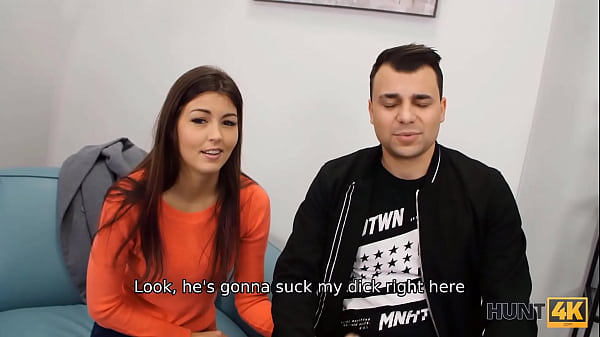 HUNT4K. Small-tittied girl is rammed for sake of her boyfriends new car