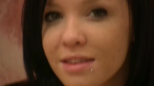 Riley Rebel 19 Yr Old w Small Perky Tits Fucks Glass Dildo