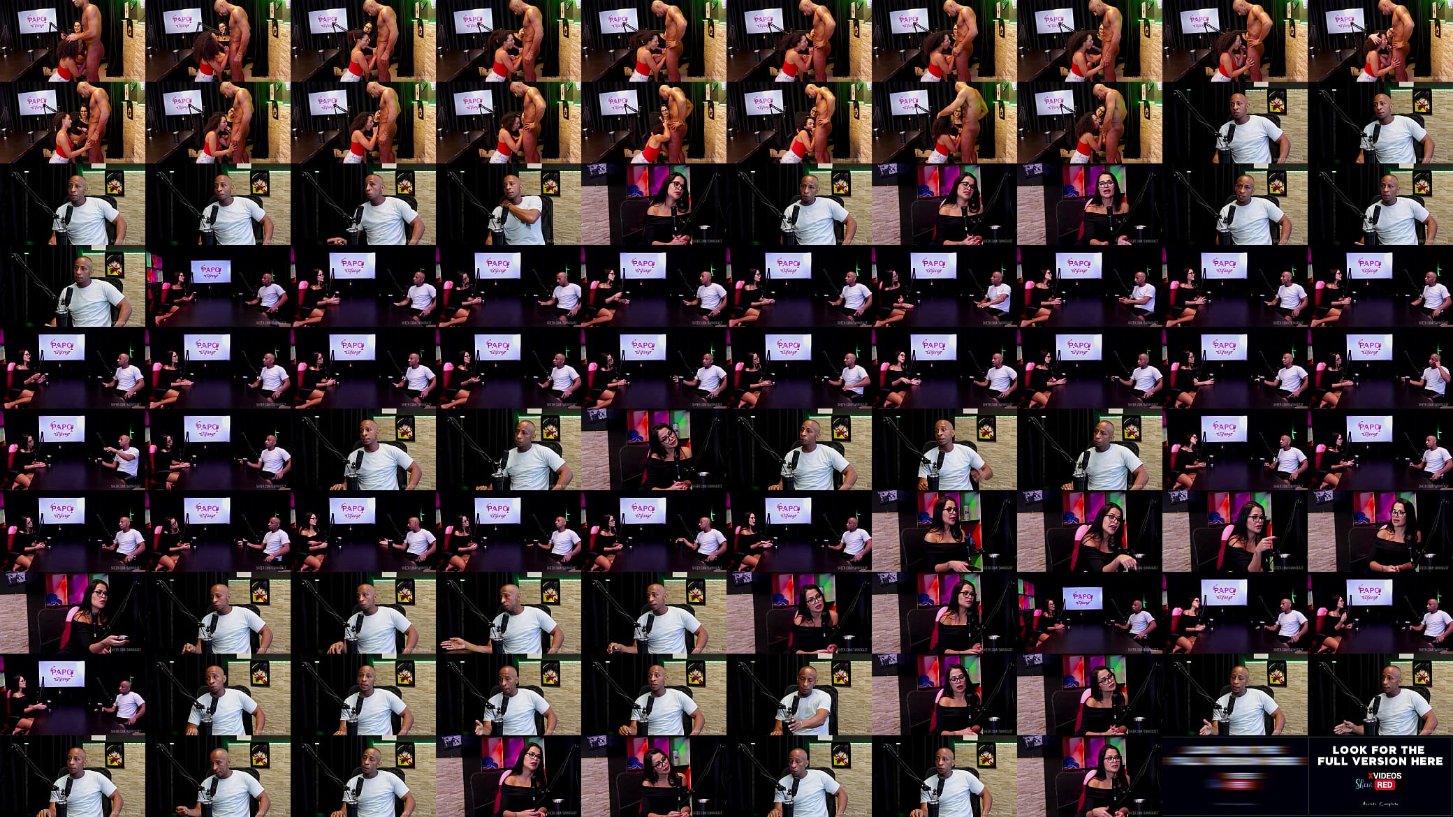 COMPILADOS DO NEGRO TOP OFOCIAL NO PAPO COM TIFANY COM MIA LUZ (SWING CAST) - PARTE 2 (WATCH ON: SHEER/RED) 预览图