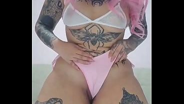 Young girl masturbating, sexy blonde masturbates her young pussy